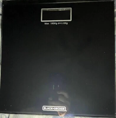 Digital Bathroom Scales - Black And Decker - Image 1 of 4