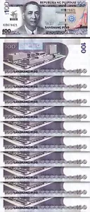 Philippines 100 Piso 2013, UNC, 10 Pcs LOT, Consecutive,Comm, YEAR of RICE,P-220 - Picture 1 of 5