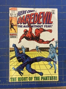 DAREDEVIL #52 1969 BLACK PANTHER Appearance App Barry Windsor Smith VG+ - Picture 1 of 7