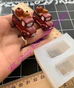 3D truck handmade silicone mold, (very small) for crafts - Picture 1 of 10