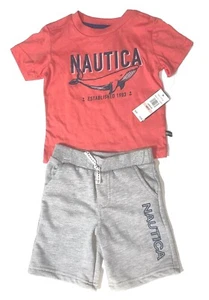 Nautica Baby/Toddler Boys 2-3PC Short Set, Polo or T-Shirt w/Shorts 3-6M-4T, NWT - Picture 1 of 11