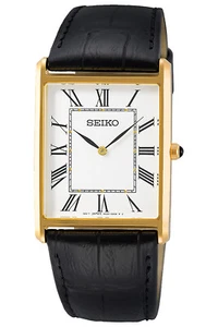 Reloj De Hombre Seiko De Cuarzo Con Correa De Cuero Negra SWR052P1 - Imagen 1 de 2