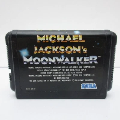 Michael Jackson Moonwalker Sega Mega Drive MD Used Game Cartridge NTSC-J Japan - Image 1 of 3