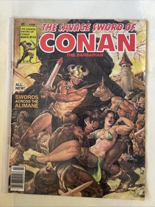 VINTAGE Savage Sword of Conan #50 Marvel 1980 02929 Arnold Schwarzenegger - Picture 1 of 5