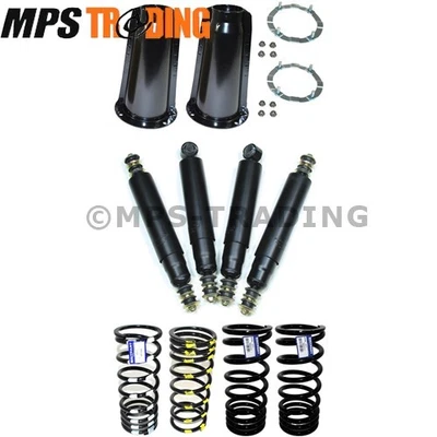 Kit de suspensión completa estándar Defender 110 amortiguadores, resortes, torretas, anillos de retención Foto 1 de 4
