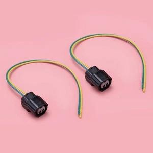 2x Front Turn Signal Light Harness Plug 2-way Fit for Mazda 3 2014-2019 - Picture 1 of 5