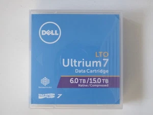 Dell LTO-7/Ultrium-7 Data Tape/Cartridge 6TB/15TB BaFe 07J4HF NEW - Picture 1 of 4
