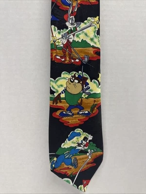 Corbata de golf Warner Bros Looney Tunes Mania 1993 de colección personajes de Looney Toons Foto 1 de 4