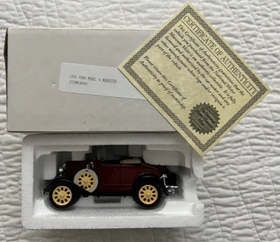 National Motor Museum Mint 1931 Ford Model A Deluxe Coupe Red Die Cast 1/32 - Image 1 of 4
