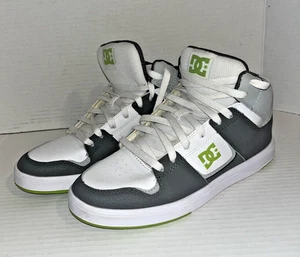 Zapatillas deportivas DC Cure Hi-Top Skater gris verde blanco juvenil talla 7 - Imagen 1 de 8