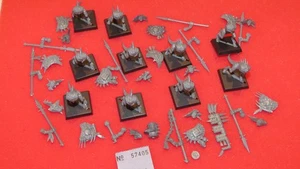 Games Workshop Warhammer Lizardmen Seraphon Saurus Warriors x10 Full Command OOP - Picture 1 of 6