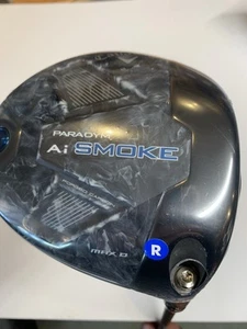 CALLAWAY "Ai SMOKE PARADYM MAX D" DRIVER, 12 DEG, REG. FLEX, NEW WITH COVER !! - Picture 1 of 9