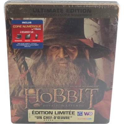 The Hobbit: An Unexpected Journey Gandalf SteelBook Blu-Ray + DVD 2013 Zone B - Image 1 of 4