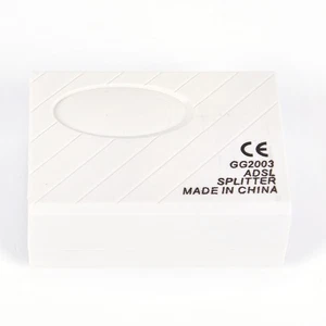 RJ11 Cable Line ADSL Fax Modem Phone Network Jack Micro Filter Splitter Ada N.AP - Afbeelding 1 van 6