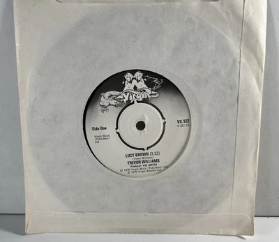Trevor Williams Lucy Brown 7” Virgin Records Vgc 1975 VS.122 Play Tested Soul - Image 1 of 4