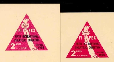 UX44f 2c FIPEX EXHIBITION ROSE PINK SHADE VARIETY (S61B) MINT POSTAL CARD - Image 1 of 2
