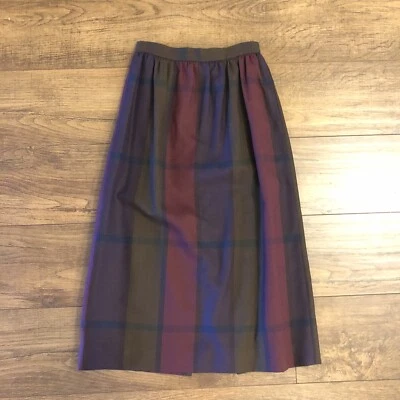 Falda midi de lana talla 6 de colección Richard Evans forrada en EE. UU. Foto 1 de 4