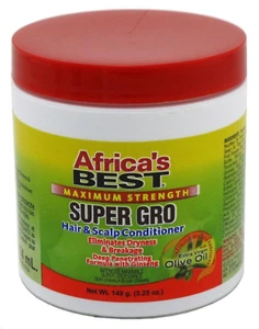Africa'S Best Maximum Strength Super Gro Hair & Scalp Conditioner, 5.25 Oz (Pack - Picture 1 of 12