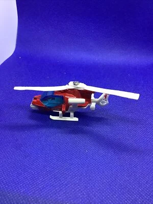 Vintage 1985 Matchbox Mission Helicopter Red White Macau Air 1 MB 153 1:80 Nice! - Image 1 of 4