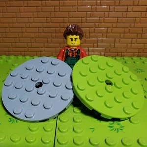 ELECCIÓN DE COLOR 👀 Lego 11213 Placa Redonda 6x6 con Agujero - Imagen 1 de 5