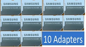 Ten -10 Micro SD TransFlash TF Memory Card Adapter Convert To Standard SDHC Card - Picture 1 of 3