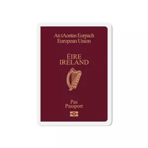 Pasaporte irlandés - imán troquelado - Imagen 1 de 16