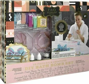 FAO Schwarz 25 Piece Calm Creations DIY Spa-Ready Bath Bomb Set for Kids - Picture 1 of 2