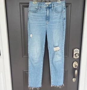 Madewell the perfect vintage jeans high rialzati effetto invecchiato lavaggio medio donna 28 - Foto 1 di 5
