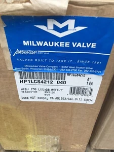 Milwaukee Valve HP1LCS4212 040 HP 4" 150 LUG LEVER - Picture 1 of 1
