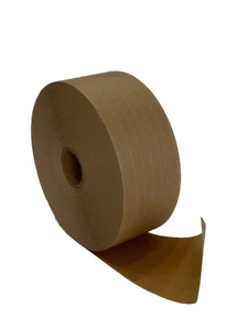Water Activated Reinforced Kraft Paper Gummed Tape 2.75" x 450 feet - Picture 1 of 4