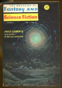 Magazine of Fantasy & Science Fiction-04/70-Fafhrd & Gray Mouser by Fritz Leiber - Picture 1 of 1