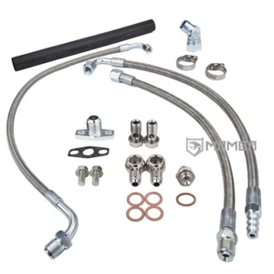 Turbo Oil & Water Line Hose for Dodge Neon SRT-4 2.4L w/ Garrett GT3076R GT3582R - Bild 1 von 5