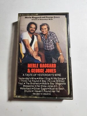 Merle Haggard & George Jones - A Taste Of Yesterdays Wine VG+ CS21 - Image 1 of 2