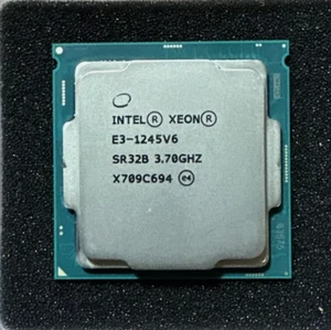 Intel Xeon E3-1245v6 SR32B 3.7GHz 4Cores 8Threads 8MB 73W LGA1151 CPU E3 1245 v6 - Picture 1 of 4