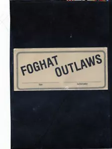 Tour Fuorilegge/Foghat 1978 - pass backstage - Foto 1 di 1