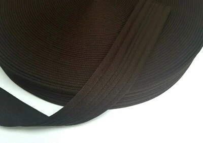 76mm Soft Polyester Air Webbing Black Brown For Horse Rug Repair Straps 1m -25m  - Image 1 of 4