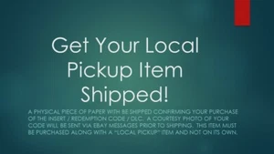 Shipping for Physical Insert / DLC Redemption Code  - Read Description - Picture 1 of 1