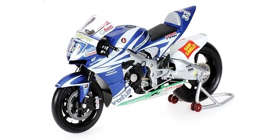 Minichamps 1:12 HONDA RC212V GRESINI SAN CARLO MARCO MELANDRI MOTOGP 2007 - Image 1 of 1