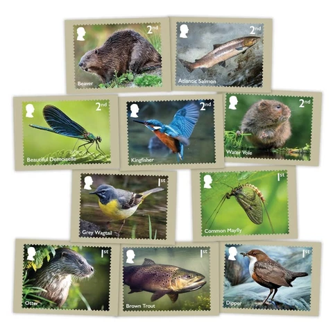 2023 River Wildlife stamp PHQ Postcards issue 13.07.23 Cover