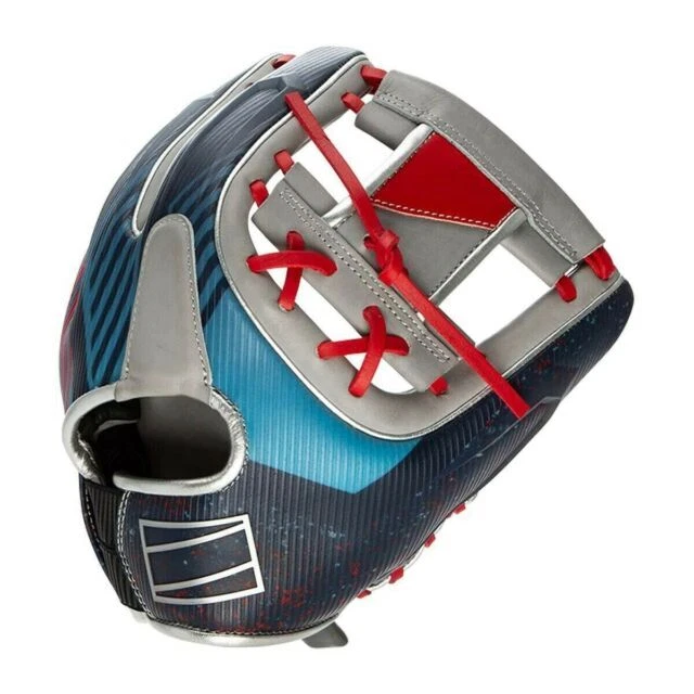 Rawlings REV204-2X Baseball Fielder's Glove, Size 11.5 - Gray/Red