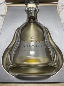 Hennessy Paradis Cognac Crystal Decanter Empty Bottle with BOX From JAPAN Used J - Picture 1 of 7