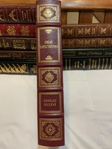 GREAT EXPECTS Dickens Easton 1979 Hardcover Leather Ed 100 Greatest Books - Bild 1 von 7