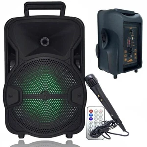 1500W Przenośny bezprzewodowy głośnik Bluetooth PA Subwoofer Ciężki bas Dźwięk FM Impreza - Zdjęcie 1 z 12