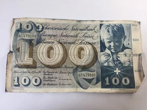 Banknote Schweiz 100 Franken 1967 (99-11) - Bild 1 von 2