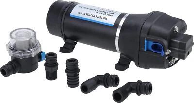 AMARINE-MADE AC 115V Self-priming Water Diaphragm Pump 40PSI Pressure Pump 4.5 GPM For Wash