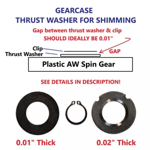 OEM -- Whirlpool Gearcase 388253A Neutral Drain AW Gear SHIMMING THRUST WASHER - Picture 1 of 5