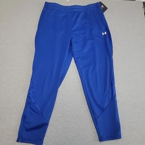 Under Armour Command Warm Up Pants Women's XL Blue Ankle Zip Pockets 1360766 NEW - Picture 1 of 15