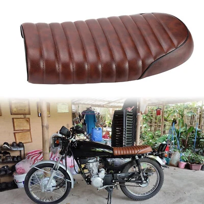 For Honda TMX 125 155 CM400 Modification Motorcycle Cafe Racer Seat Flat Saddle - Image 1 of 4