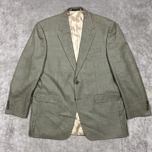 Blazer Ralph Lauren Para Hombres 44L Lana Seda Pata de Gallo 3 Botones Dorado Abrigo Deportivo - Imagen 1 de 10