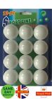 Weiß/Orange Tischtennis Bälle Spielzeug Spiel 40mm Neu UK Verkäufer 12 Packung